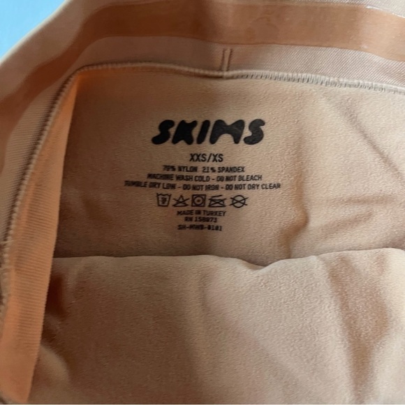 Skims Sculpting Mid Waist Brief Ochre Size XXS/XS Shapewear Slimming Smoothing - Picture 5 of 8